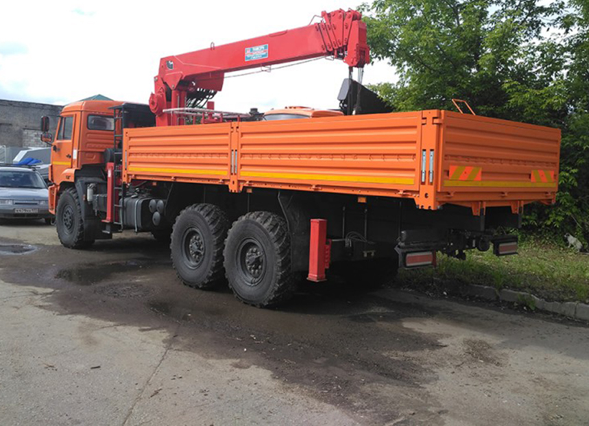 kamaz 43118 с КМУ HORYONG HRS 216
