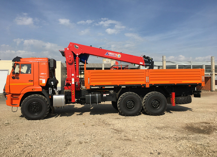 КАМАЗ 43118 с КМУ HORYONG HRS-216